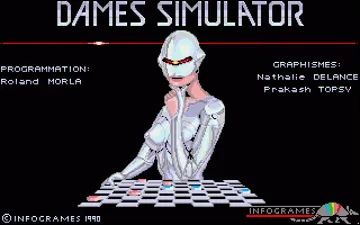 Dames Simulator screen shot title